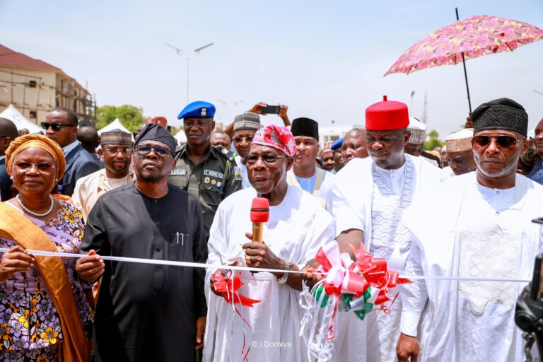 Historic Day as Governor Fintiri and Former President Obasanjo Commission Adamawa Unity Bridge