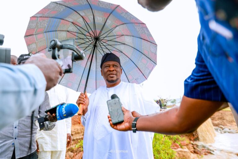 Governor Fintiri Inspects Damaged Waga Bridge in Madagali LGA